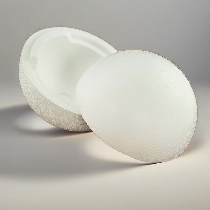 Holle piepschuim bal wit 35cm