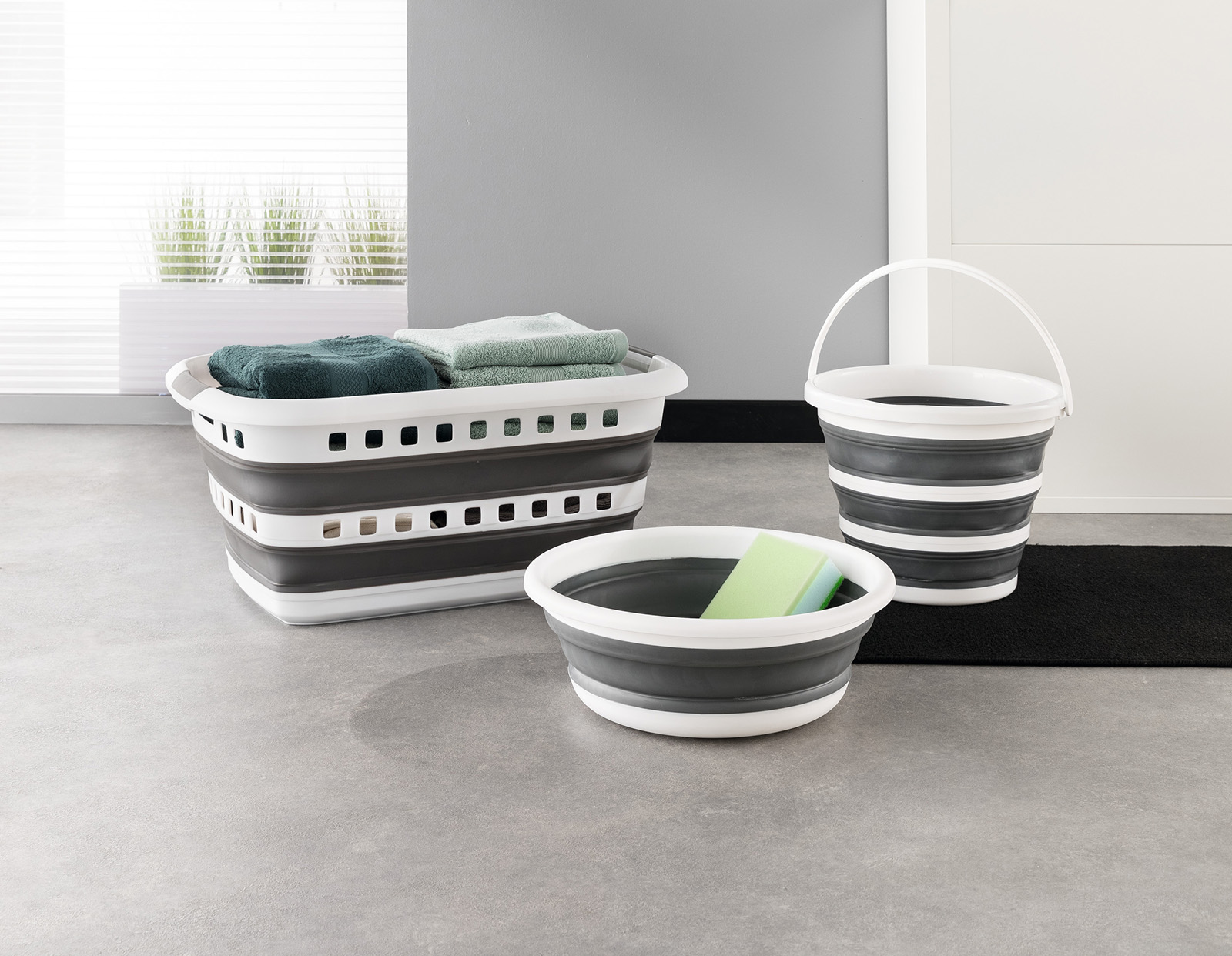 Inklapbare wasteil rond 6L