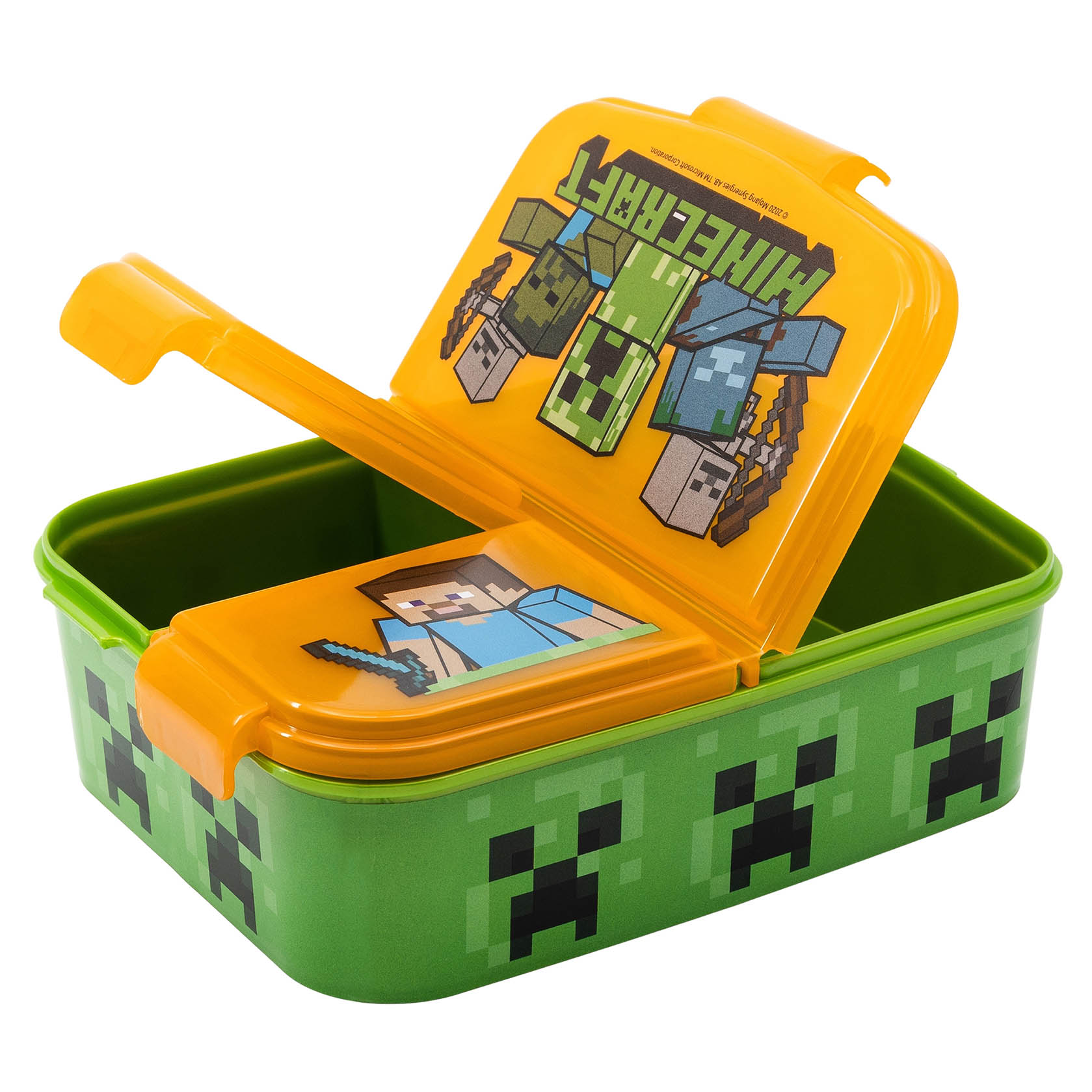 Lunchbox Minecraft 3-vakken