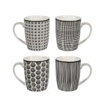 Mok Bohemia zwart-wit 33cl