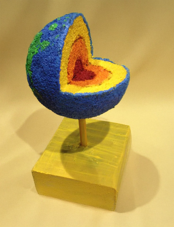 Piepschuim bal wit 20cm