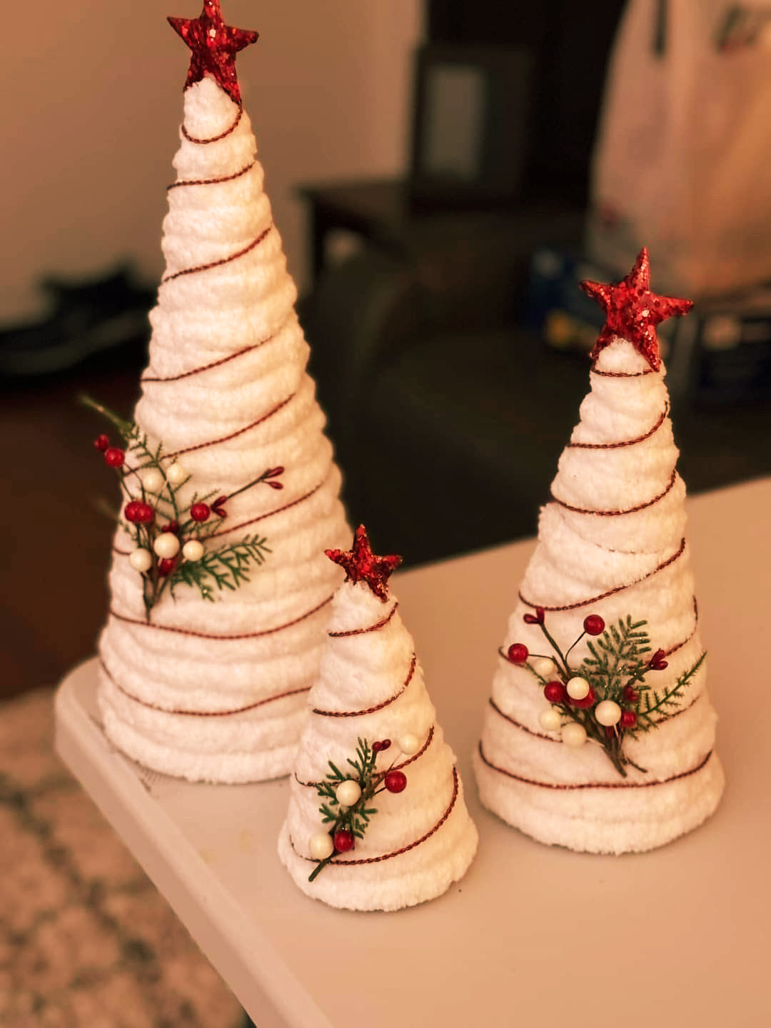 Piepschuim kegel wit 15cm