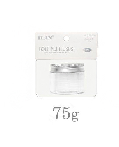 Plastic potje transparant 75ml