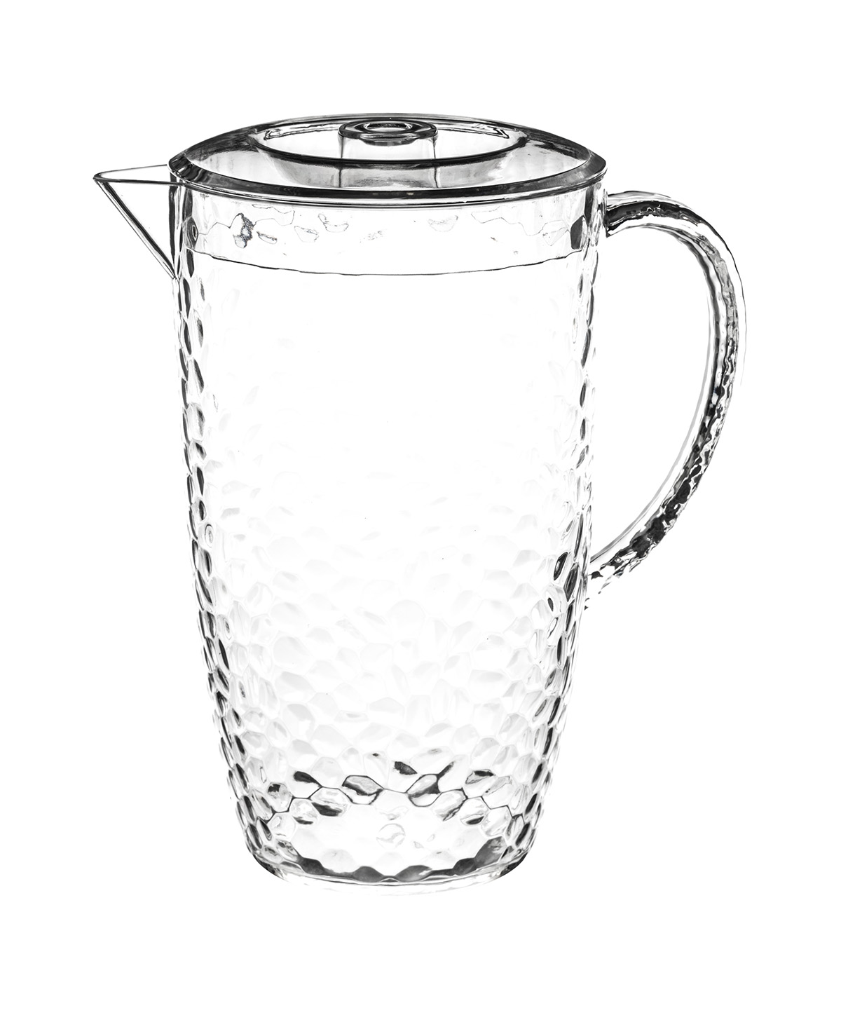 Waterkan kunststof transparant 2L