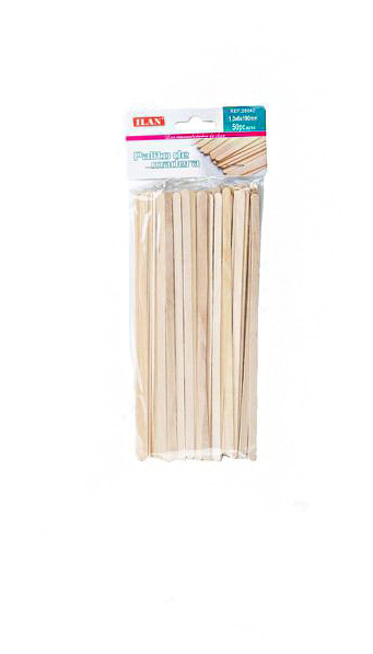 Houten knutselstokjes 190*6*1,3mm