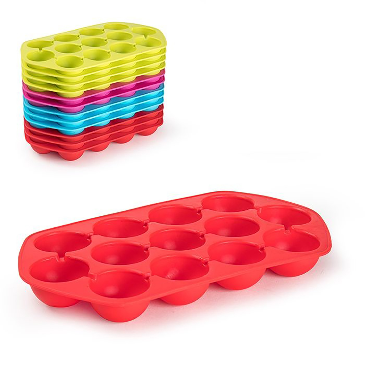 Ijsblokjesvorm halfrond