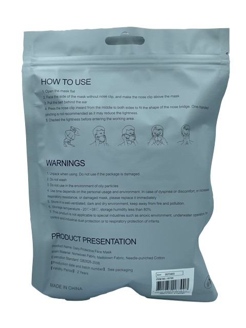 Mondmaskers KN95/FFP2 5st