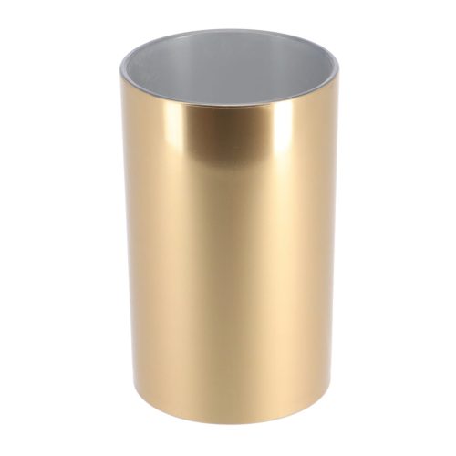 Goudkleurige badkamerbeker kunststof 330ml