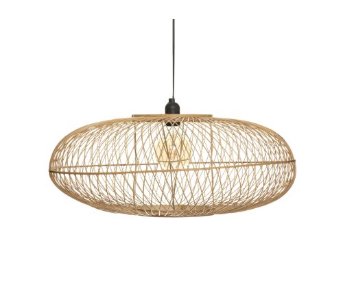 Hanglamp bamboe “Loren” naturel D60*25cm