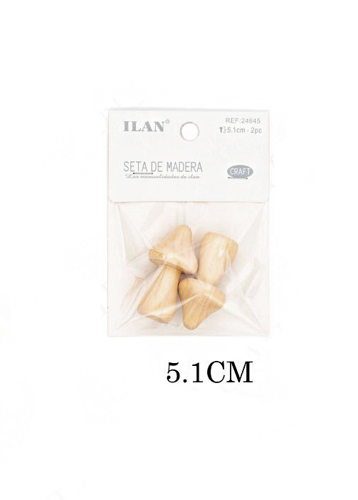 Houten paddenstoelen H5,1cm