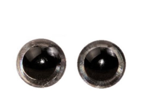 Knuffel ogen zwart 16mm