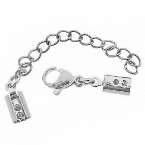 Kreeftsluiting zilver 14mm 12st