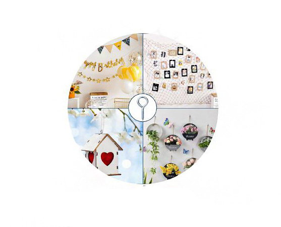 Mini schroefogen zilver 10mm