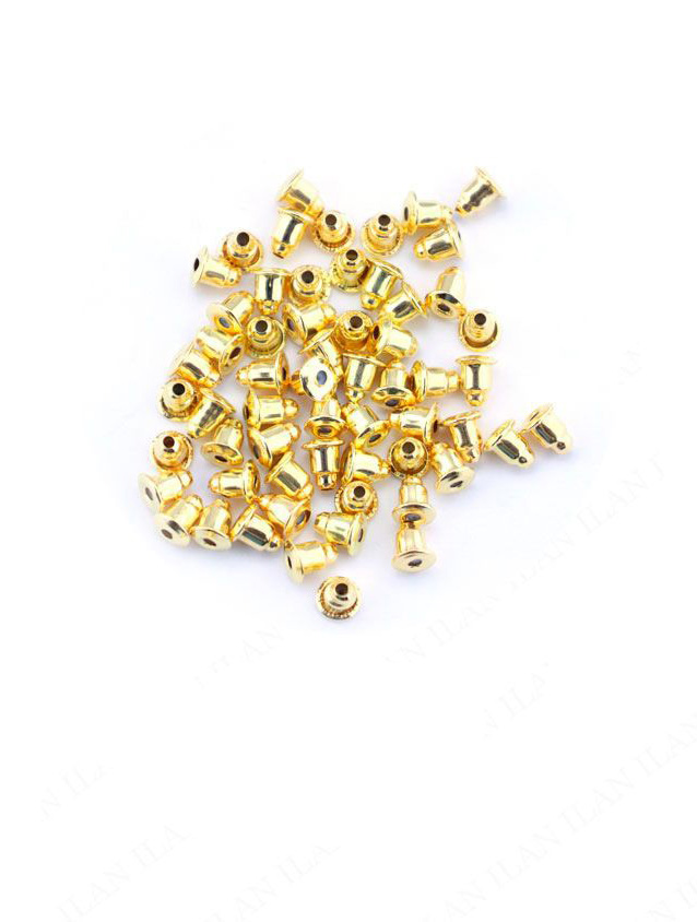 Oorbelsluitingen goud metaal ø3,6*6mm