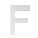 Piepschuim letter F 30cm