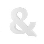 Piepschuim letter &-teken 30cm