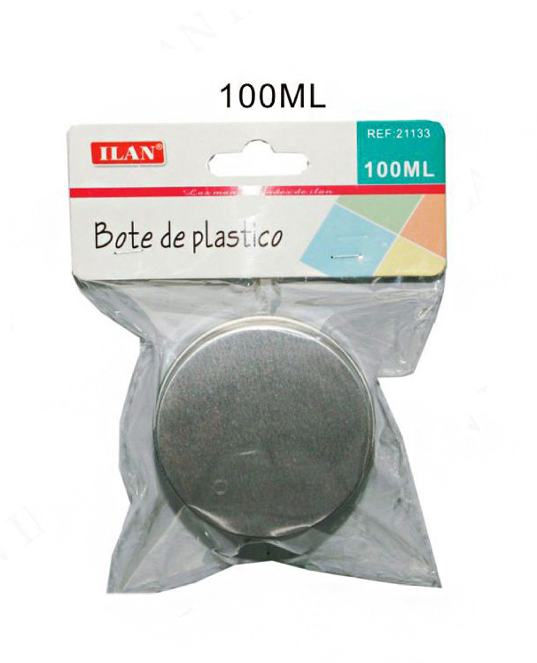 Plastic potje transparant 100ml