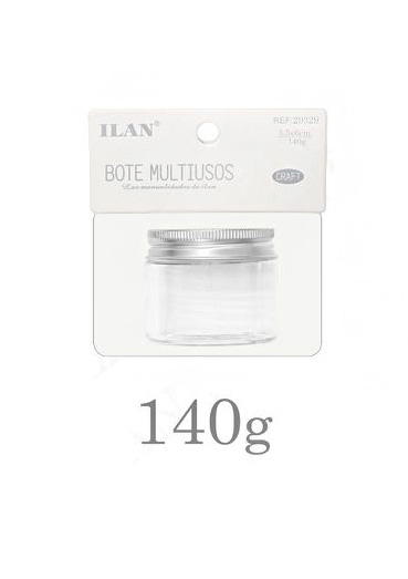 Plastic potje transparant 140ml