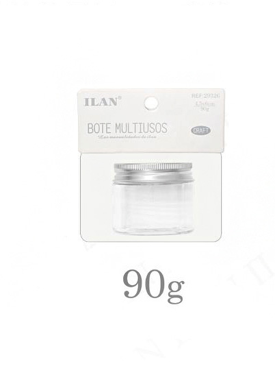 Plastic potje transparant 90ml