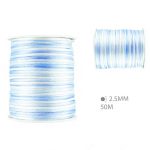 Satijnen koord blauw-wit 2,5mm*50m