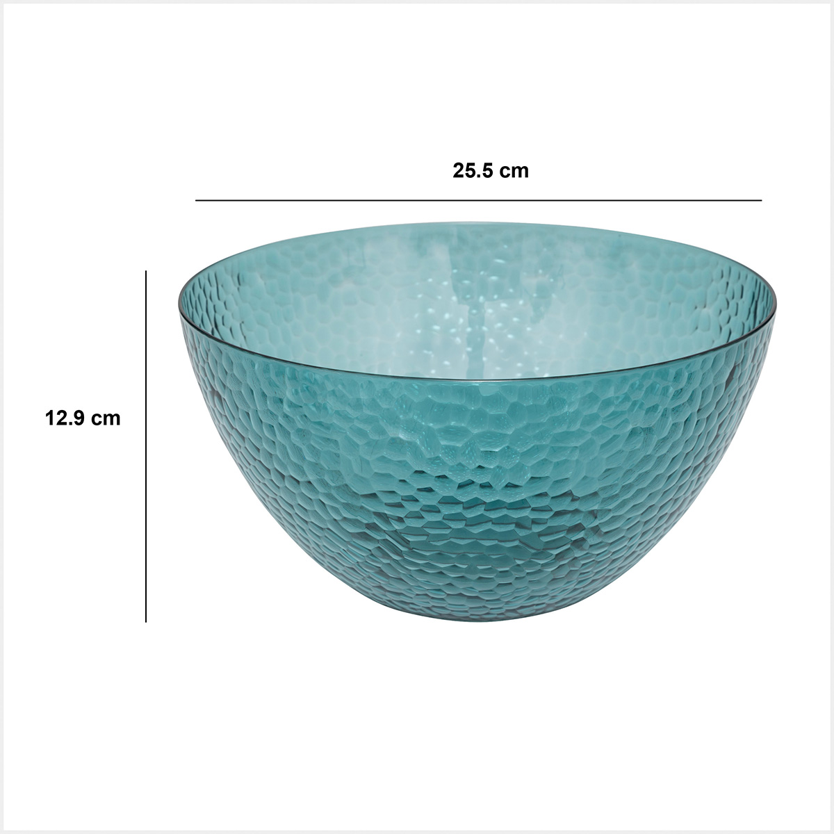 Slakom kunststof blauw D25cm 3,5L