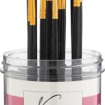 Tekenkwasten set in koker plat-rond 12-dlg