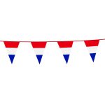 Vlaggenlijn Nederlandse vlag kunststof 10m