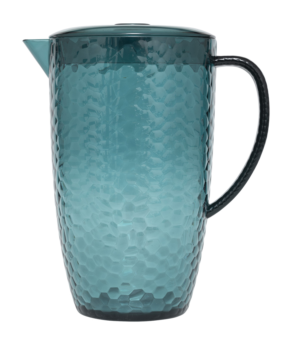 Waterkan kunststof blauw 2L