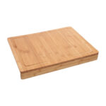 Bamboe snijplank met stoprand 45x34x5cm