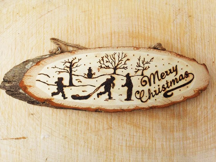 Boomschijf ovaal 6cm/ 3 stuks