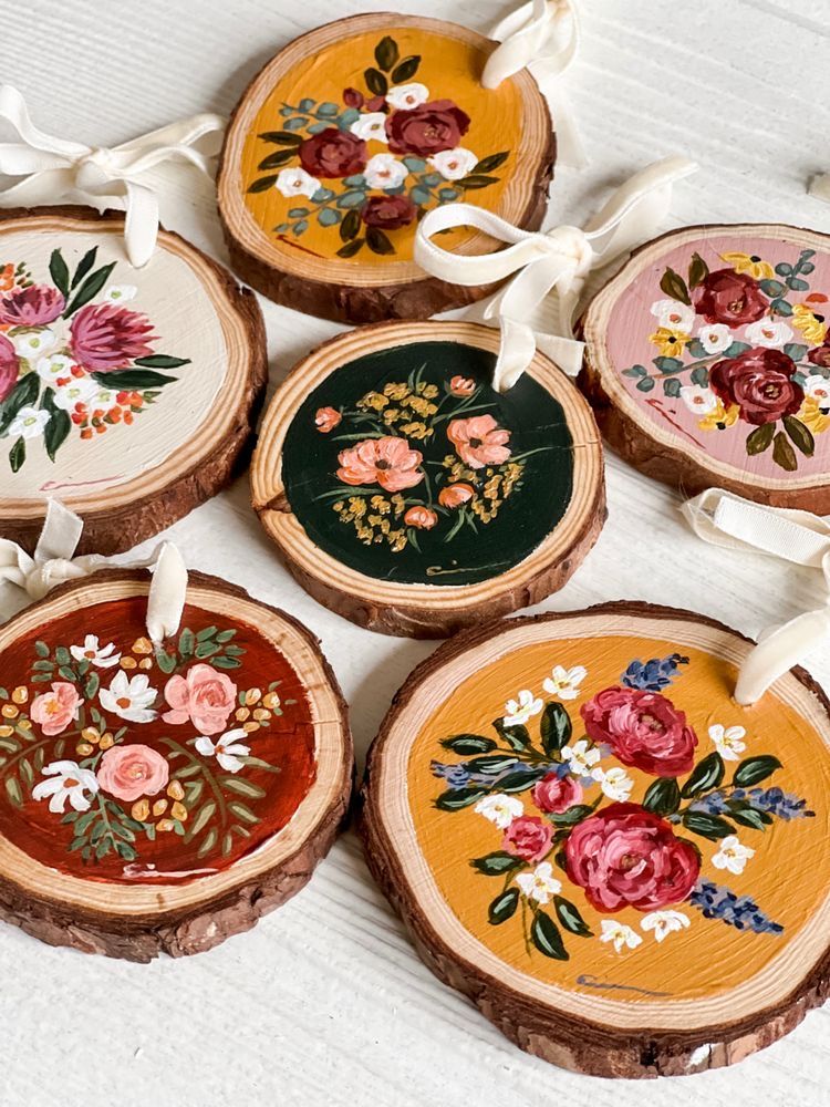 Boomschijf rond 7cm/3 stuks