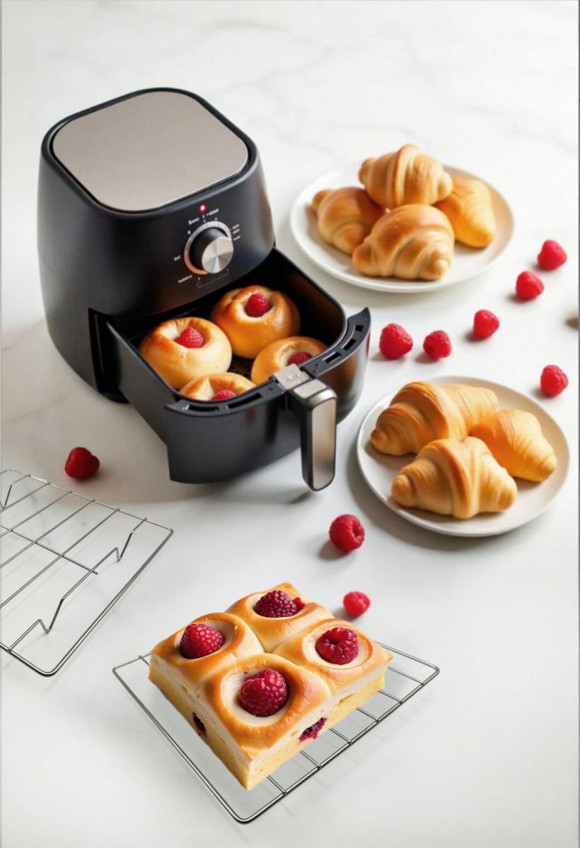 Grillrooster airfryer vierkant 20x20cm