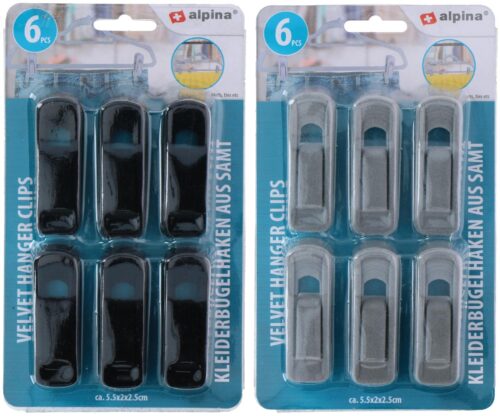 Kledinghanger clips 6 stuks