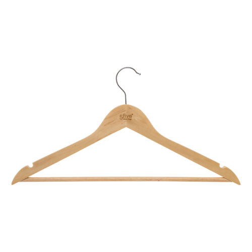Houten kledinghangers 4 stuks