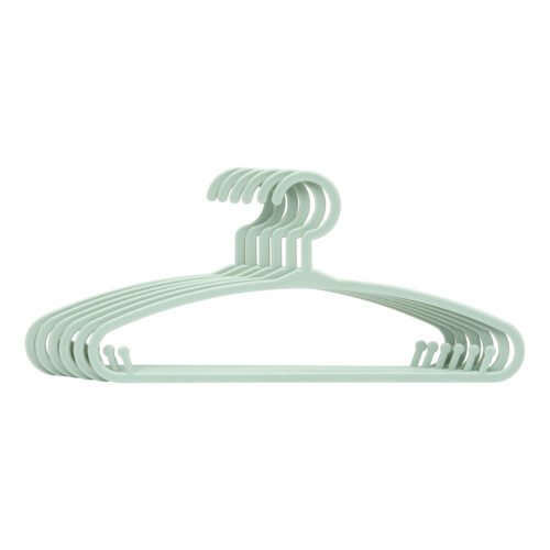Kinderkledinghangers groen 28,5cm 6st