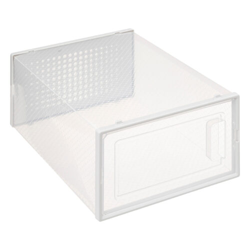 Schoenenbox stapelbaar transparant L 25x35x18,5cm